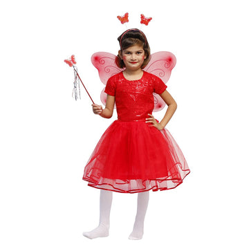 Princess Fairy Butterfly Pari Costume Dress for Kids Girls Angel Dress