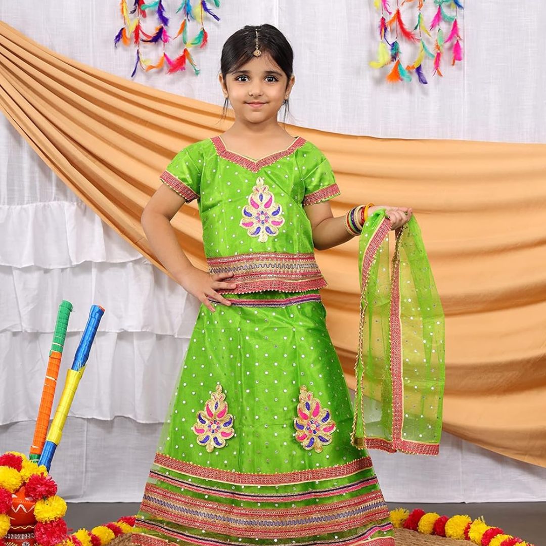 Garba Dress Girl Kids Fancy Dress Costume