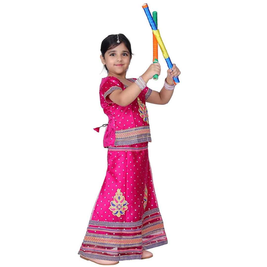 Garba Dress Girl Kids Fancy Dress Costume