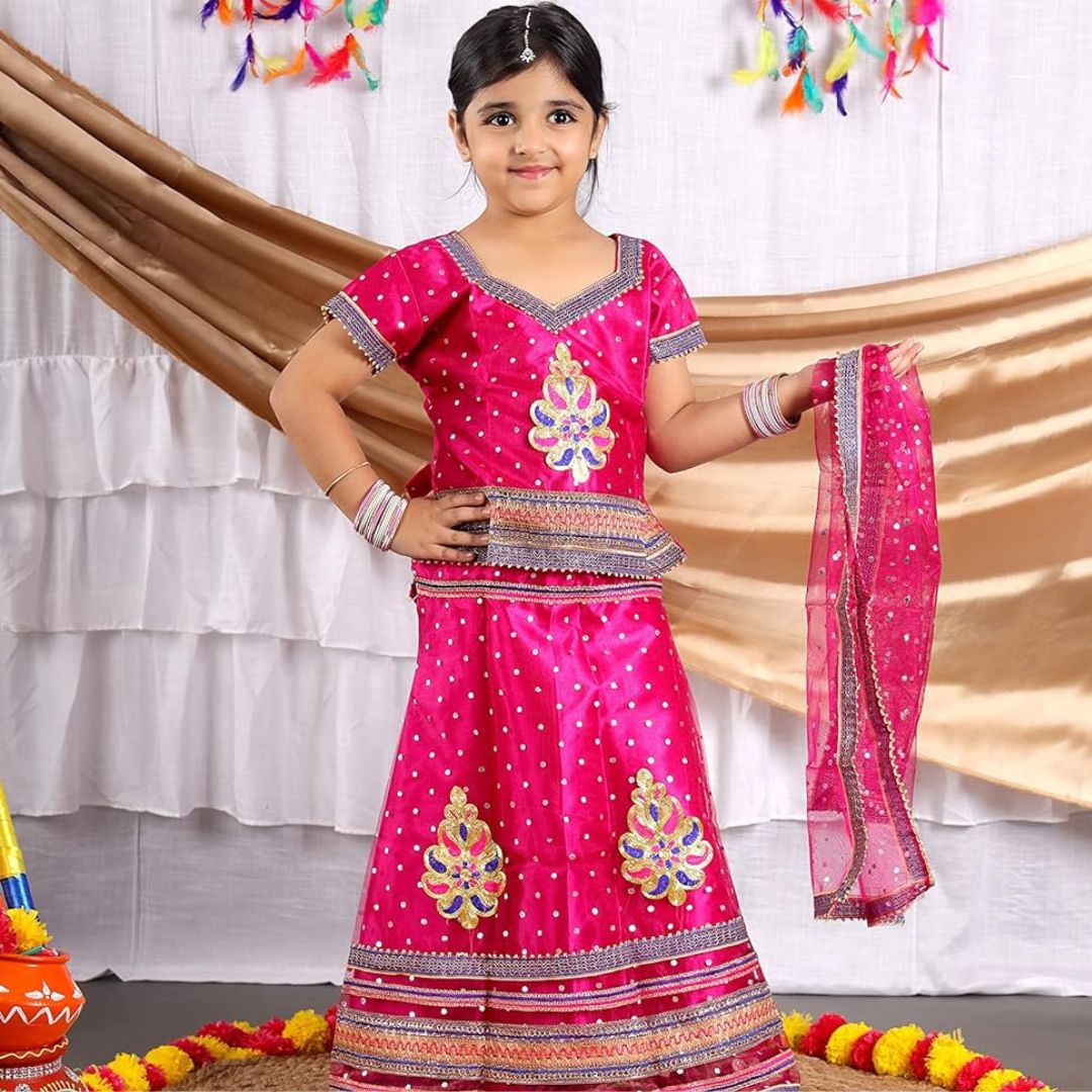 Garba Dress Girl Kids Fancy Dress Costume
