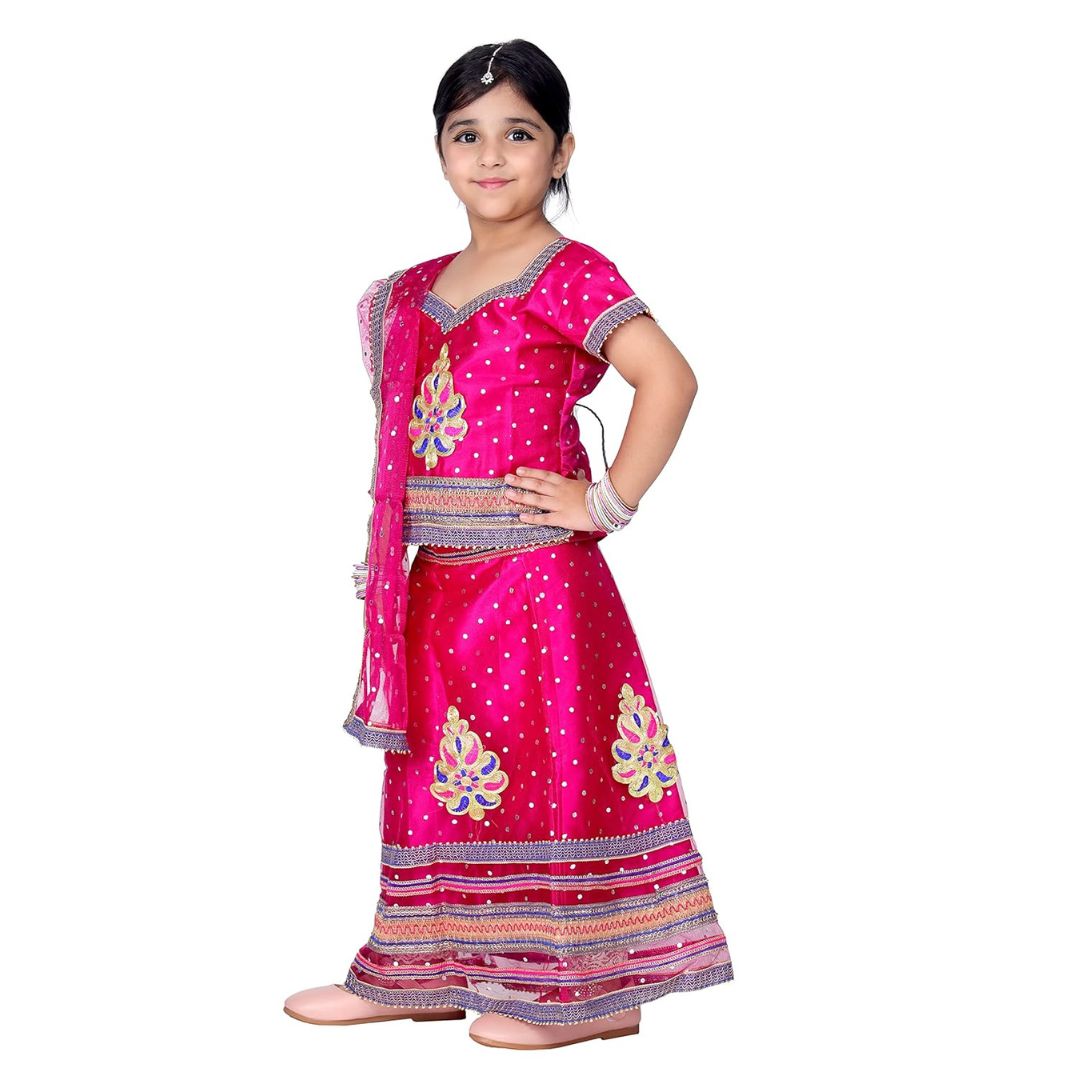 Garba Dress Girl Kids Fancy Dress Costume