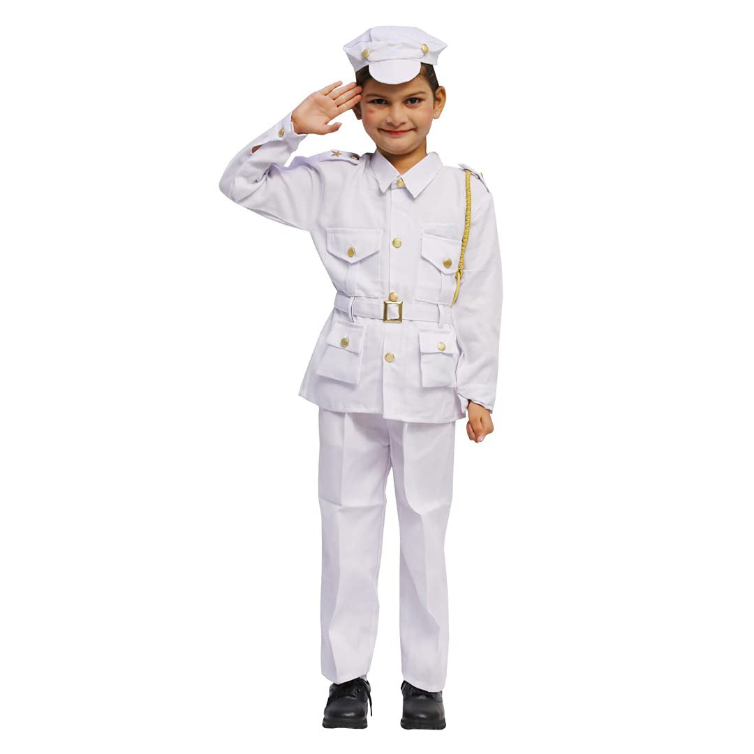 Indian Navy Dress For Kids - Fancy Costume