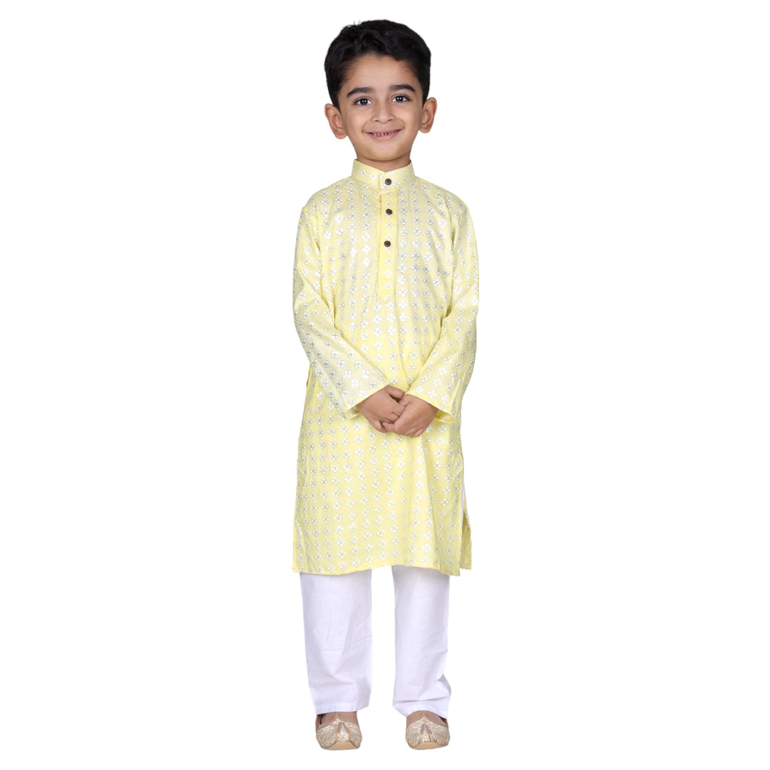 Vaanee Designz Baby Boys Ethnic Wear Kurta Pyjama Set for Boys Kids