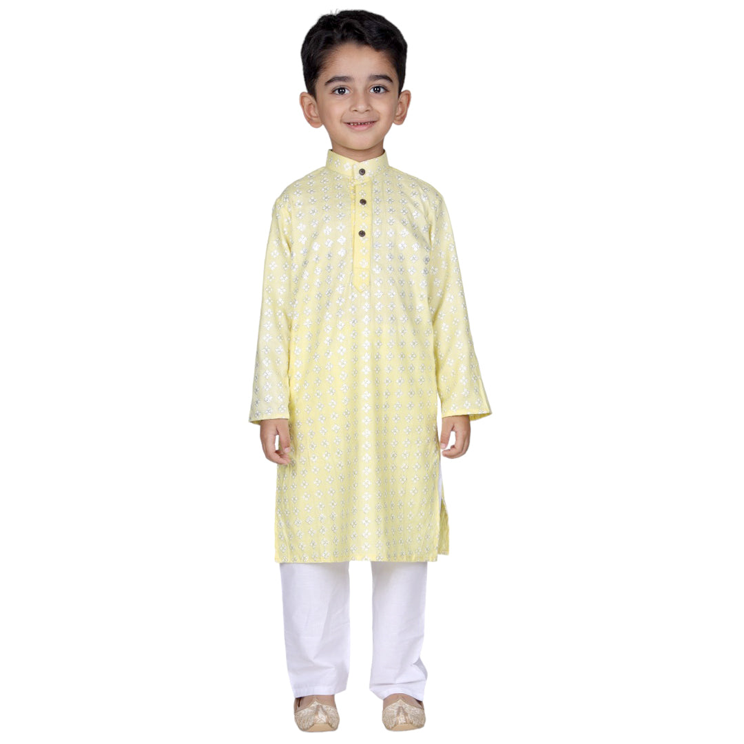Vaanee Designz Baby Boys Ethnic Wear Kurta Pyjama Set for Boys Kids