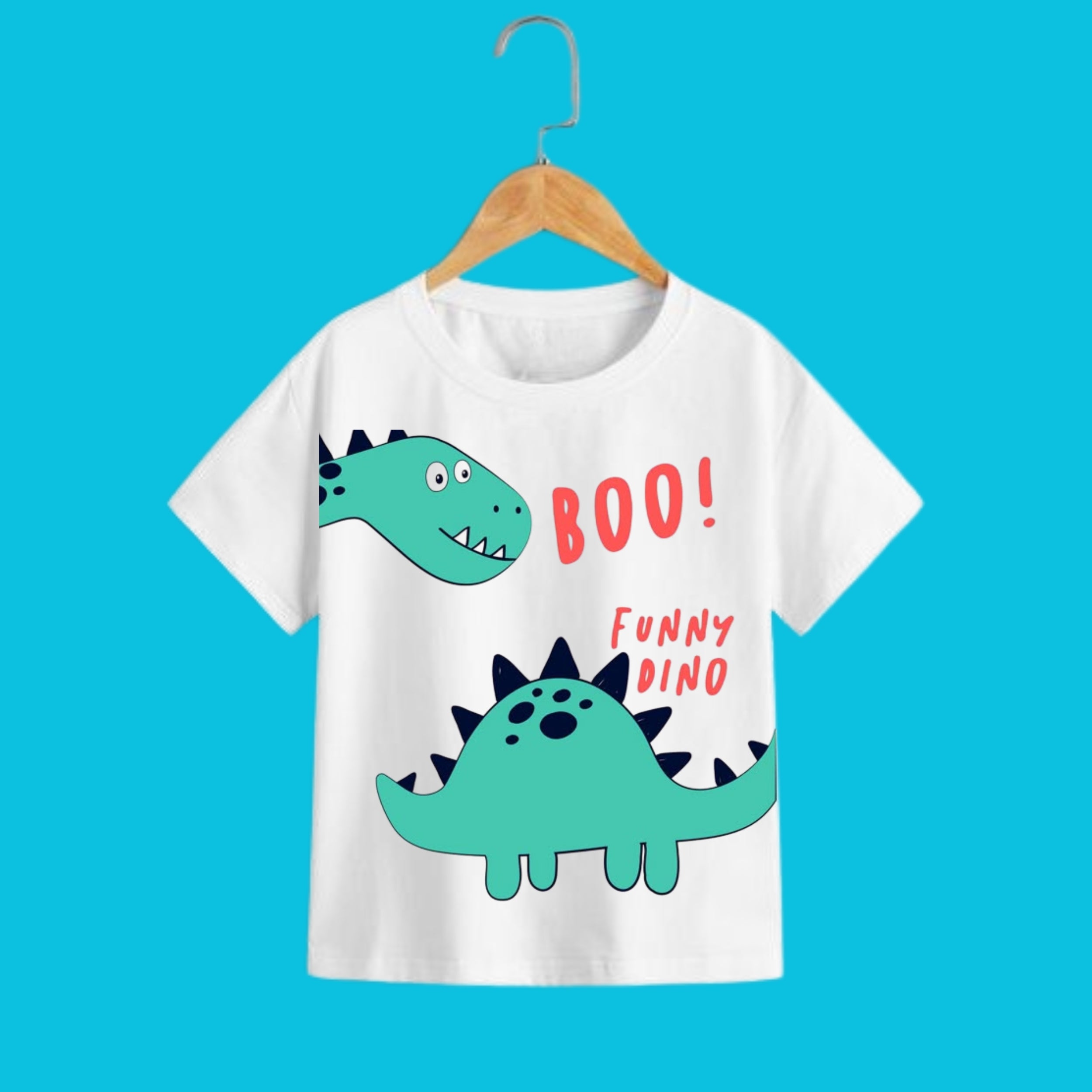ITSMYCOSTUME Kids Cotton Printed T-Shirt Half Sleeves for Boys & Girls | Soft Summer Wear