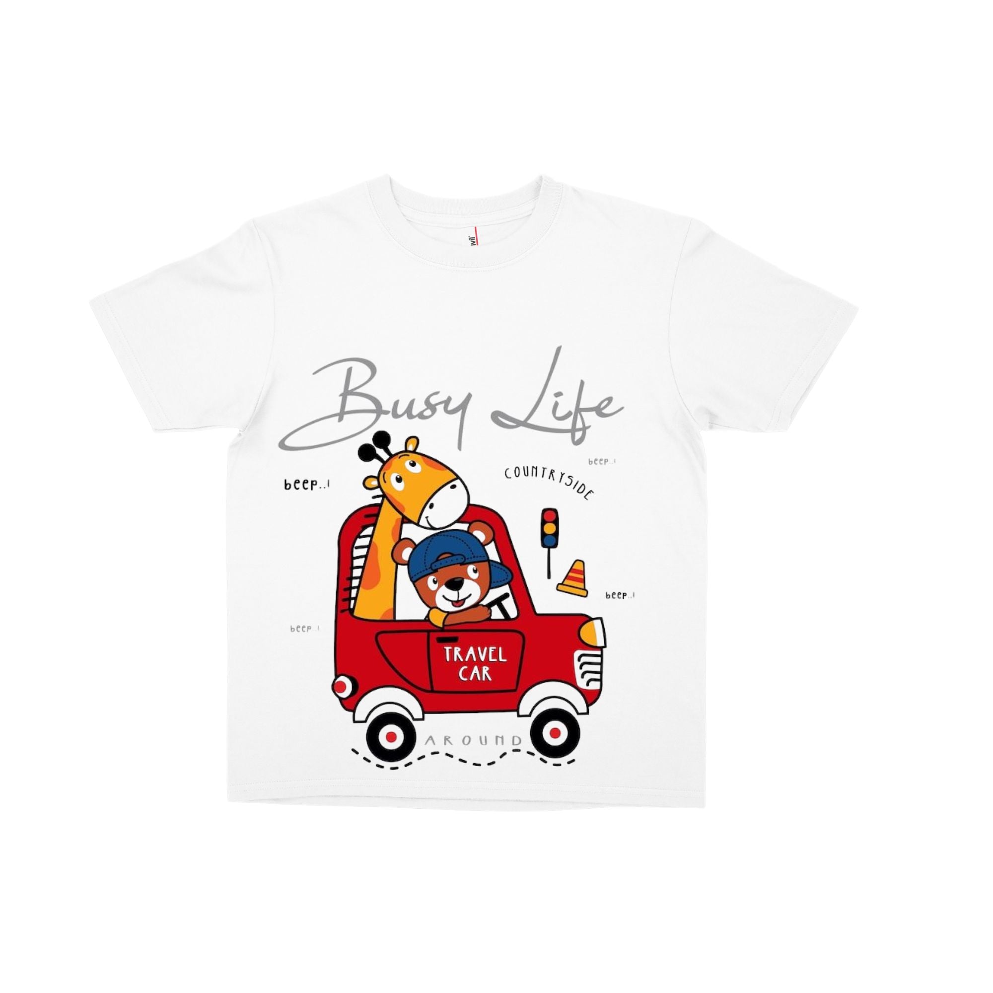 ITSMYCOSTUME Kids Cotton Printed T-Shirt Half Sleeves for Boys & Girls | Soft Summer Wear