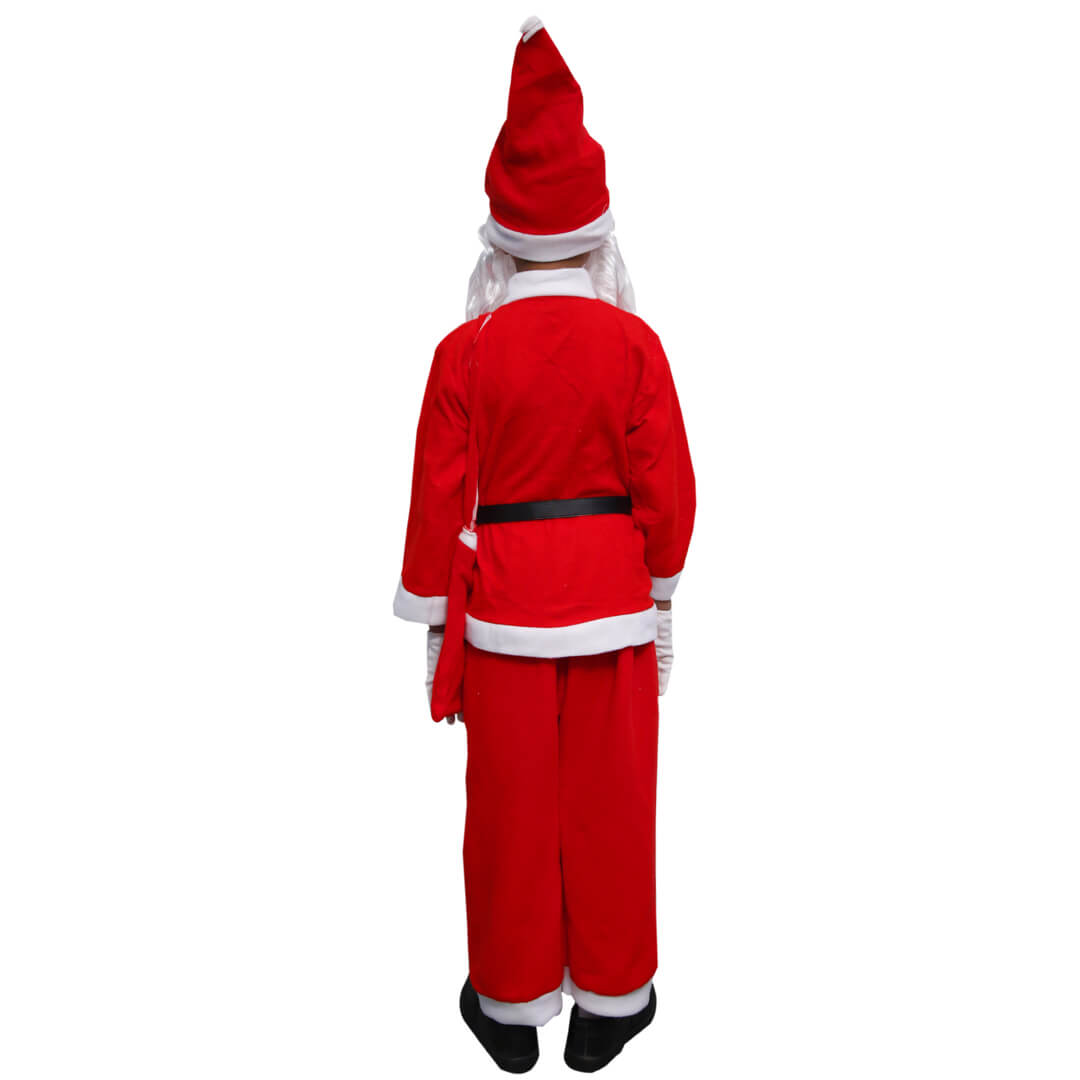 Santa Claus Dress Kids Christmas Costume Complete Set of Six