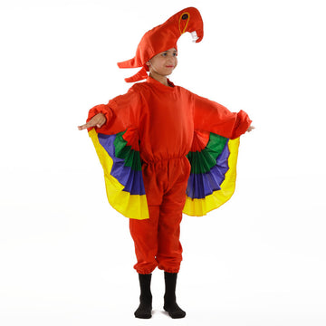 Toucan Bird Costume Multicolor - Bird Kids Fancy Dress