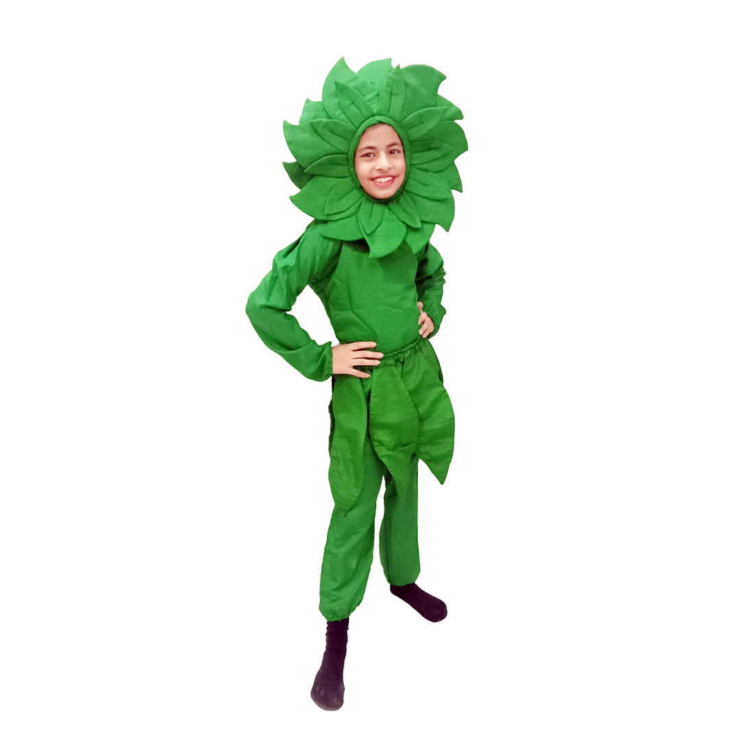 Green Flower Costume - Kids Fancy Dress (IMC594)