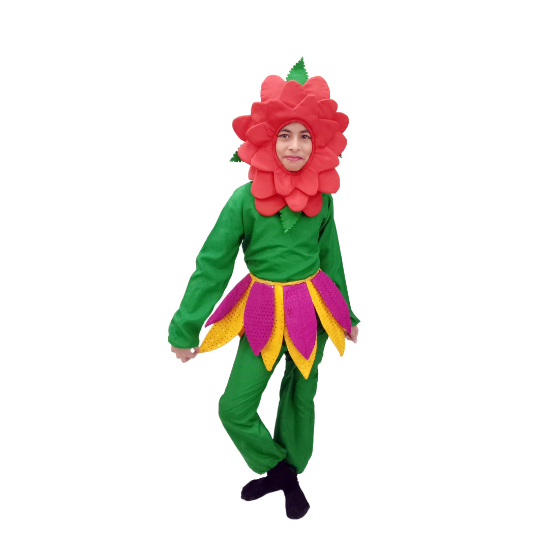 Rose Dress - Kids Fancy Costume (IMC596)