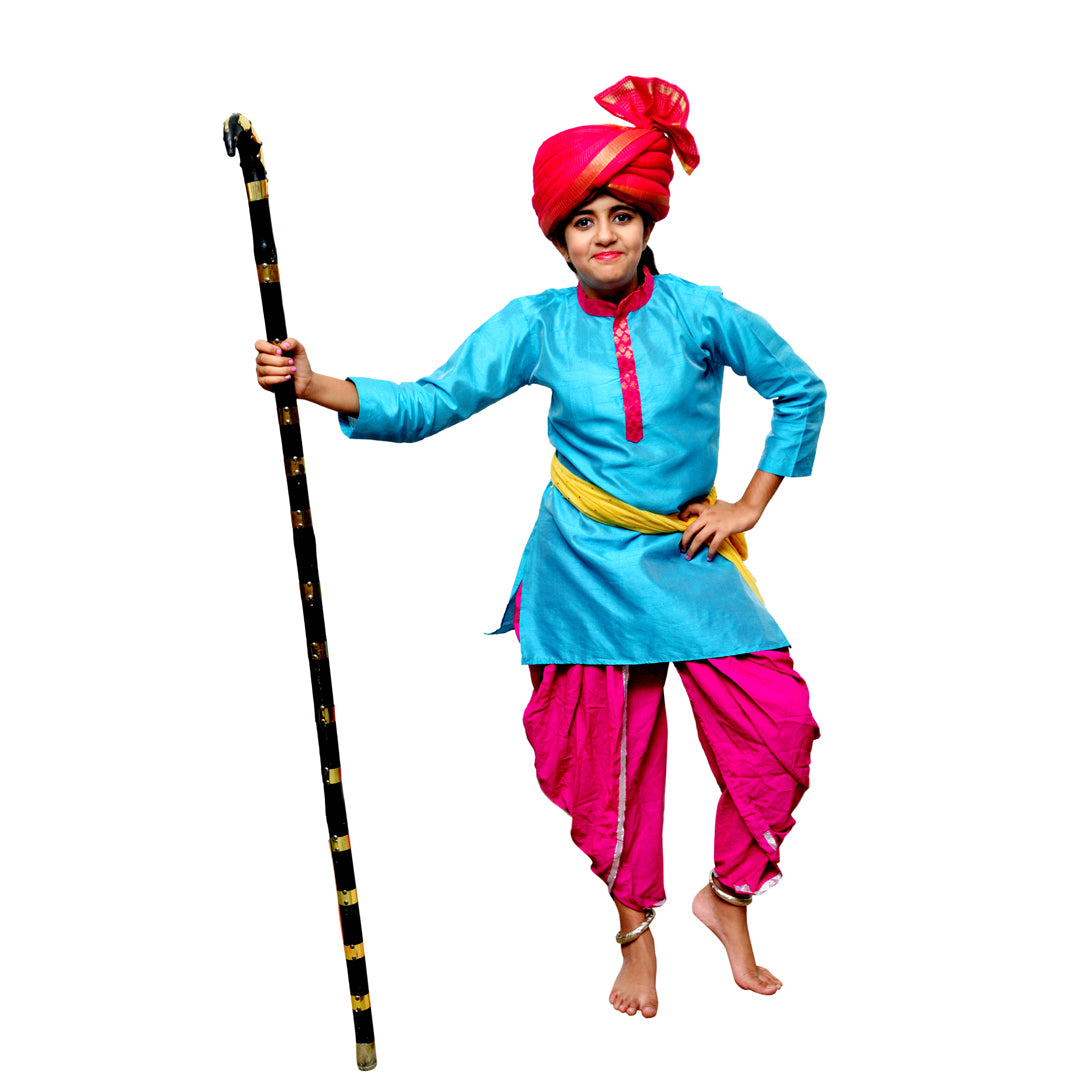 Haryanvi Dance Dress For Boys - Kids Fancy Dress (IMC614)