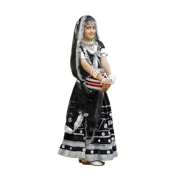 Rajasthani Dress For Girl - Kids Fancy Costume (IMC624)