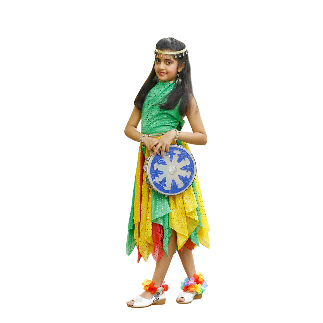 Arabian Western Dance Dress For Girl (IMC651)
