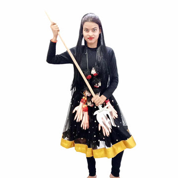 Kali Ma Indian Mythology Character Kids Fancy Dress Costume (IMC666)
