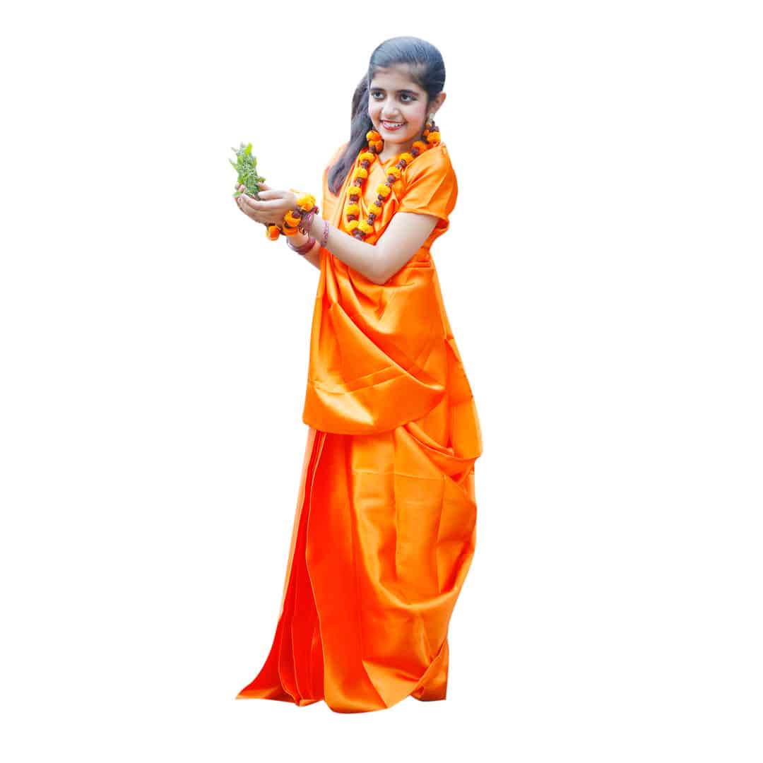 Vanvasi Sita Mata Indian Mythology Character Kids Fancy Dress Costume (IMC679)