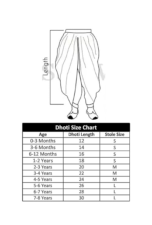 Krishna Dress for Baby Boy Kids Set of 10 Little Krishna Ji Kanha Janmasthmi Costume for Kids (IMC19000-Rred)