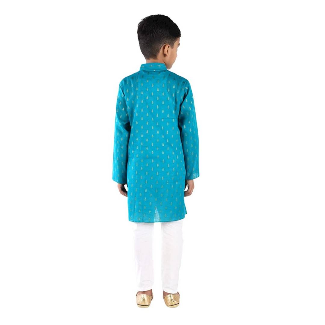 Firozi Kurta Pajama Set for Boys - Complete Set