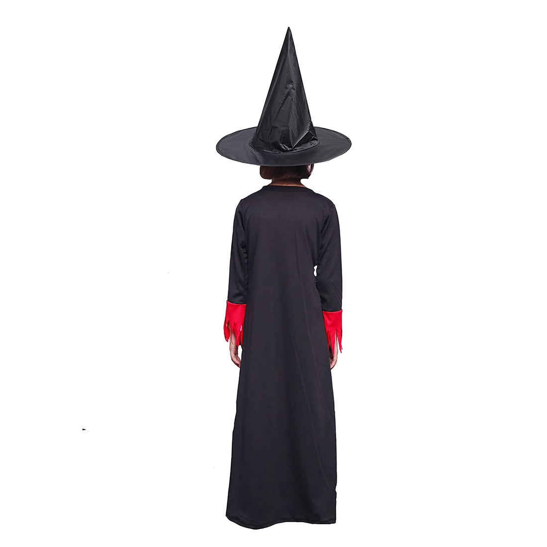 Witch Costume Dress for Kids Girls Set of 2(Gown,Hat) Halloween Costume